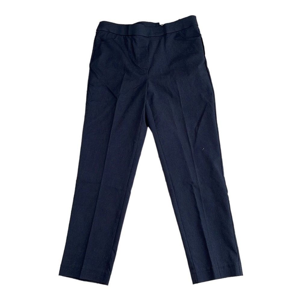 ♥️Alfred Dunner♥️Navy Blue Super Stretch Modern Fit-pull on-Pants size 6p.